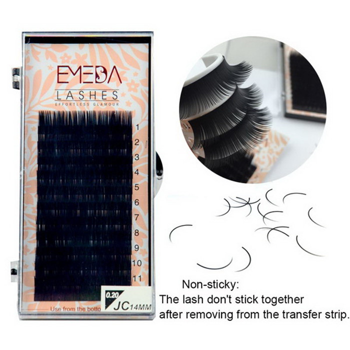 Mix Tray 3D Mink Eyelash single eye lashes JH-PY1